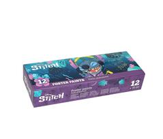 Dažai guašas Disney Stitch, 20 ml, 12 sp.