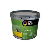 Dažai, baldams Pentacolor Furniture, pusiau matinis, 2.7 l, balta sp.