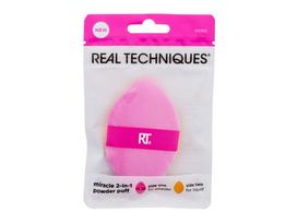 Makiažo kempinėlė Real Techniques Miracle 2-in-1 Powder Puff, oranžinė sp.