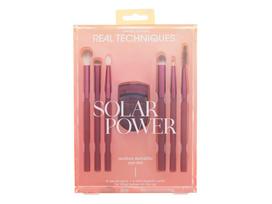 Šepetėlis, antakiams ir blakstienoms Real Techniques Solar Power Molten Metallic, 7 vnt., raudona sp.