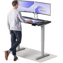 Rašomasis stalas reguliuojamo aukščio Desktronic HomePro, 120 cm x 60 cm, 61 - 125.5 cm, juoda sp./pilka sp.