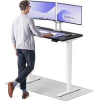 Rašomasis stalas reguliuojamo aukščio Desktronic HomePro, 120 cm x 60 cm, 61 - 125.5 cm, balta sp./juoda sp.