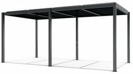 Pavėsinė Mirpol Luxe, 400 cm x 230 cm, juoda sp.