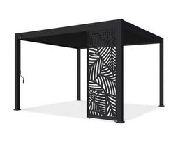 Sienelė pavėsinei Deco Pergola, 120 x 235 cm, antracito sp.