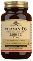 Maisto papildas Solgar Vitamin D3 2200 Iu, 50 vnt.