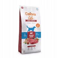 Sausas šunų maistas Calibra Life Adult Medium, jautiena, 12 kg