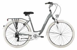 Dviratis miesto Tabou Kayla, 28 ", 19" rėmas, balta sp./pilka sp.