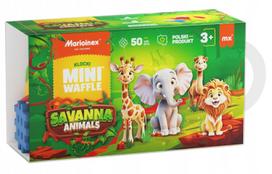 Konstruktorius Marioinex Mini Waffle Savanos gyvūnai 07078, 50 vnt.