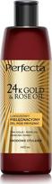 Kūno prausimosi želė Perfecta 24K Gold & Rose Oil Luxury, 400 ml