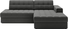 Kampinė sofa - lova Blezalt Sola, tamsiai pilka sp., dešininė, 240 x 150 cm x 82 cm