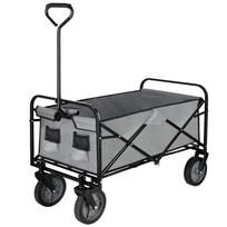 Sodo vežimėlis Springos GA0015, metalas, pilka sp., 105 l