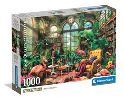 Dėlionė Clementoni Greenhouse Library 39936, 70 cm x 50 cm, 1000 vnt.