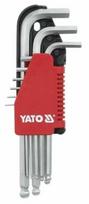 Šešiakampių raktų rinkinys Yato YT-0507, šešiakampis, 9 vnt.
