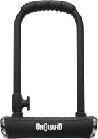 Dviračio spyna OnGuard PitBull STD X-SERIES 8003, juoda sp., 230 mm x 115 mm