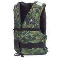 Gelbėjimosi liemenė suaugusiems Camo, žalia sp., S/M, 40 - 60 kg