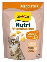 Skanėstas katėms Gimborn GimCat Nutri Vitamin Bites, vištiena/pienas, 0.425 kg
