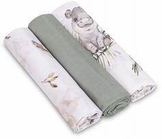 Vystyklas Sensillo Muslin EG-0006, 80 cm x 60 cm, 60 x 80 cm, 3 vnt.
