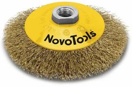 Metalinis šepetys vamzdžiams Novoabrasive Novotools, Ø 100 mm, 0.3 mm