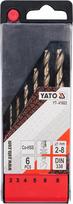 Metalo grąžtų rinkinys Yato YT-41602, metalas, hss-co, hex, 2 mm x 11.7 cm