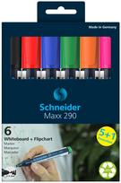 Žymeklis baltai lentai Schneider Maxx 290, 2 - 3 mm, įvairių spalvų, 6 vnt.