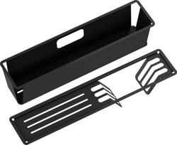 Indų džiovykla Deante Magnetic, 9.5 cm x 40.8 cm, nerūdijantysis plienas, juoda sp.