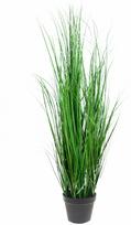 Dirbtinis augalas vazone, žolė, žalia sp., 85 cm