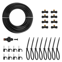 Vandens rūko sistema Bradas Black Line, polivinilchloridas (pvc), juoda sp.