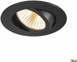 Šviestuvas įleidžiamas SLV New Tria Universal 68, 2500-4000°K, LED, juoda sp., 8.6 W