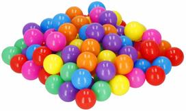 Kamuoliukų rinkinys baseinui Springos KG0019, ⌀ 6 cm, 100 vnt, įvairių spalvų