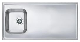 Virtuvinė plautuvė Alveus Classic Pro 90 Sat, nerūdijantysis plienas, 60 cm x 120 cm x 19 cm, chromo sp.