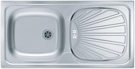 Virtuvinė plautuvė Alveus Basic 80 Decor, nerūdijantysis plienas, 43.5 cm x 86 cm x 14.5 cm, chromo sp.