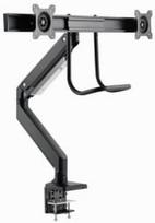 Stalinis dviejų monitorių laikiklis Gembird MA-DA2-04, 17-32", 8 kg