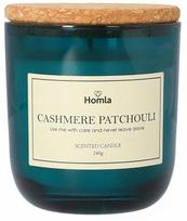 Žvakė, aromatinė Homla Verde Cashmere Patchouli, 30 h, 240 g, Žalia sp.
