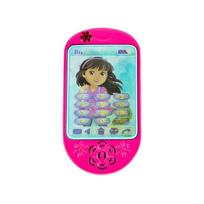 Žaislinis telefonas Fisher Price Dora, 2.5 cm, rožinė sp.