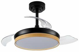 Lubinis ventiliatorius su lempa CristalRecord Panam Mini, 46 W, 1 vnt.