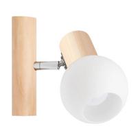 Šviestuvas sieninis Spot-Light Karin, E14, 1 x 40 W, ruda sp./balta sp., 9 x 7.5 cm