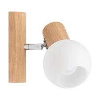 Šviestuvas sieninis Spot-Light Karin, E14, 1 x 40 W, ruda sp./balta sp., 9 x 7.5 cm