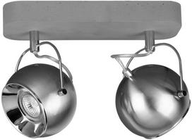 Šviestuvas nukreipiamasis Spot-Light Ball Concrete, GU10, 2 x 5 W, satinas