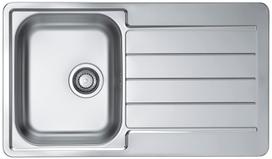 Virtuvinė plautuvė Alveus Line 20, nerūdijantysis plienas, 86 cm x 50 cm x 16 cm, sidabro sp.