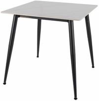 Stalas Rion, balta sp./juoda sp., 75 cm x 80 cm x 76 cm