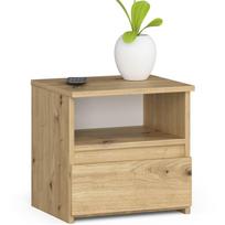 Naktinis staliukas Akord CL1, artisan oak, 40 cm x 40 cm x 35 cm