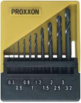 Grąžtų komplektas Proxxon Micromot 28874, metalas, hss, cilindrinis, 0.3-3.2 mm x 4.4 cm
