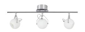 Šviestuvas lubų Spot-Light Ida, LED, 3 x 3 W, balta sp. / chromo sp.