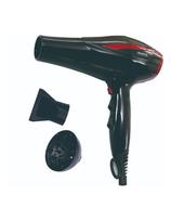 Plaukų džiovintuvas Rosberg R51100OD Black/red, 2200 W, juoda sp./raudona sp.