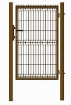 Varteliai segmentiniu užpildu Garden Center RAL8017, 100 cm x 153 cm, ruda sp.