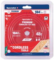 Pjovimo diskas Specialist+ Premium, 184 mm x 20 mm
