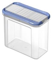 Birių produktų indas 1742606161, 1 l, skaidri sp./mėlyna sp.