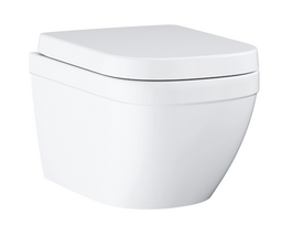 Unitazas, pakabinamas Grohe Euro Ceramic, su dangčiu, 374 mm x 540 mm