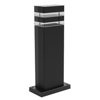 Pastatomas lauko šviestuvas Eko-Light Vini, 8W, GU10, IP54, juoda sp., 15.3 cm x 40 cm