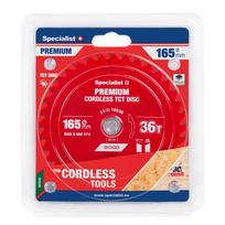 Pjovimo diskas Specialist+ Premium, 165 mm x 20 mm